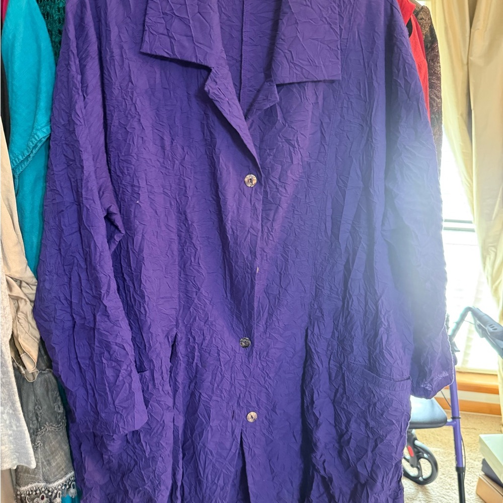 Transparente Deep Purple Women's Blazer